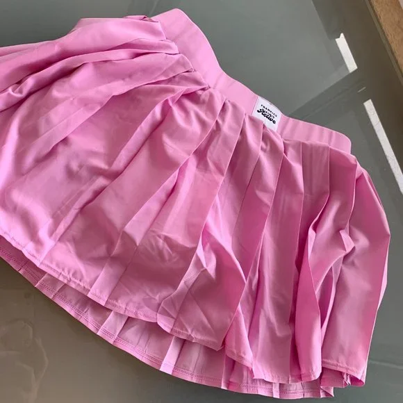 **RELISTED**BNWT FRANKIES BIKINI WINDY TENNIS MINI SKIRT PINK SZ XS - Picture 9 of 12